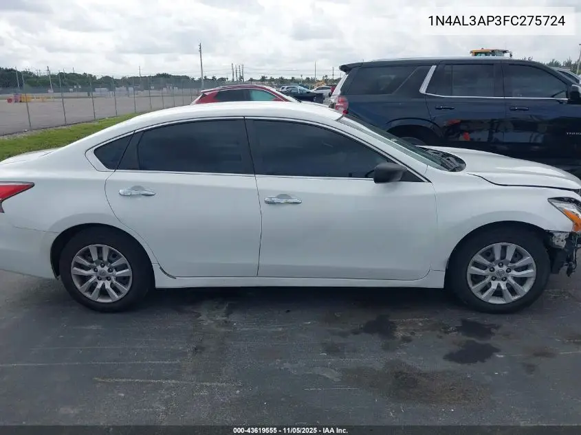 1N4AL3AP3FC275724 2015 Nissan Altima 2.5/2.5 S/2.5 Sl/2.5 Sv