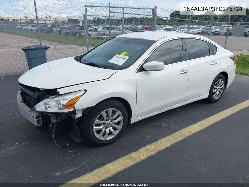 1N4AL3AP3FC275724 2015 Nissan Altima 2.5/2.5 S/2.5 Sl/2.5 Sv