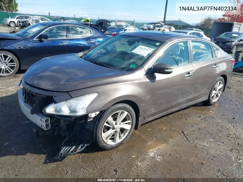 1N4AL3AP7FN402334 2015 Nissan Altima 2.5 Sl