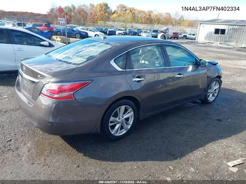 1N4AL3AP7FN402334 2015 Nissan Altima 2.5 Sl