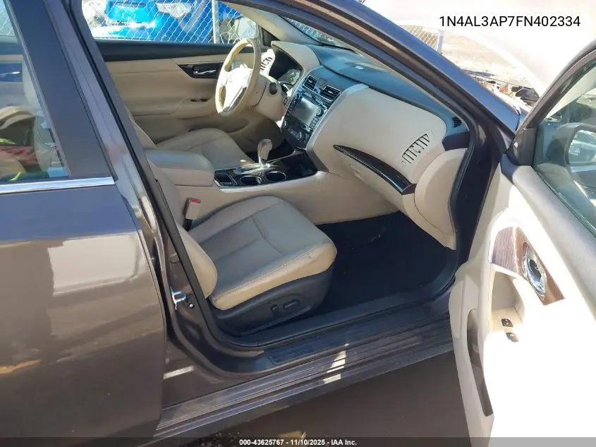 1N4AL3AP7FN402334 2015 Nissan Altima 2.5 Sl