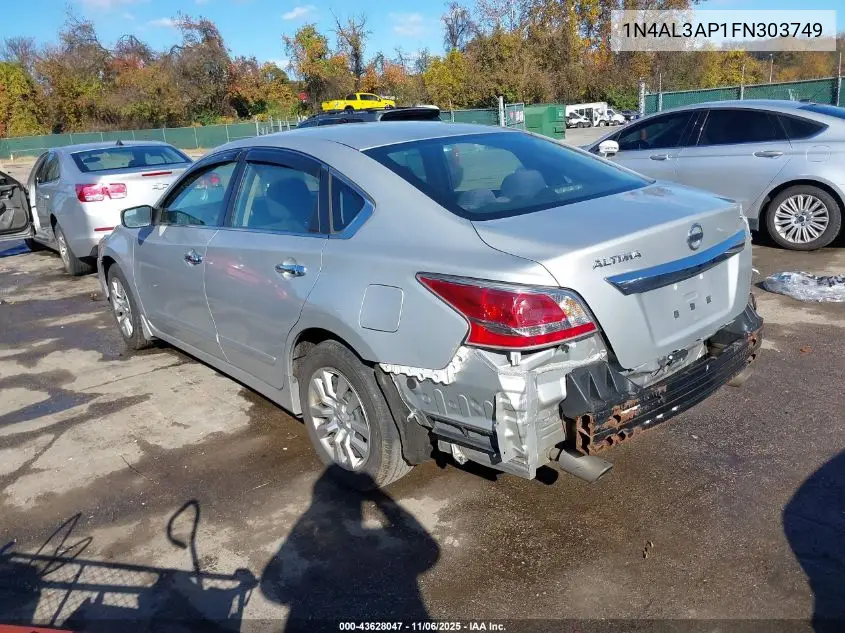 1N4AL3AP1FN303749 2015 Nissan Altima 2.5 S