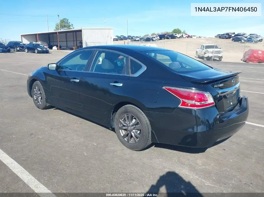 1N4AL3AP7FN406450 2015 Nissan Altima 2.5 S
