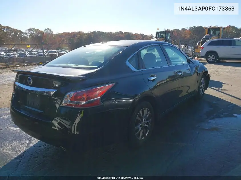 1N4AL3AP0FC173863 2015 Nissan Altima 2.5 S