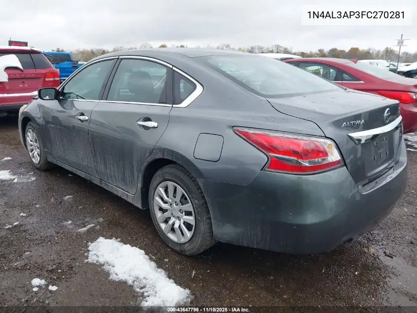1N4AL3AP3FC270281 2015 Nissan Altima 2.5/2.5 S/2.5 Sl/2.5 Sv