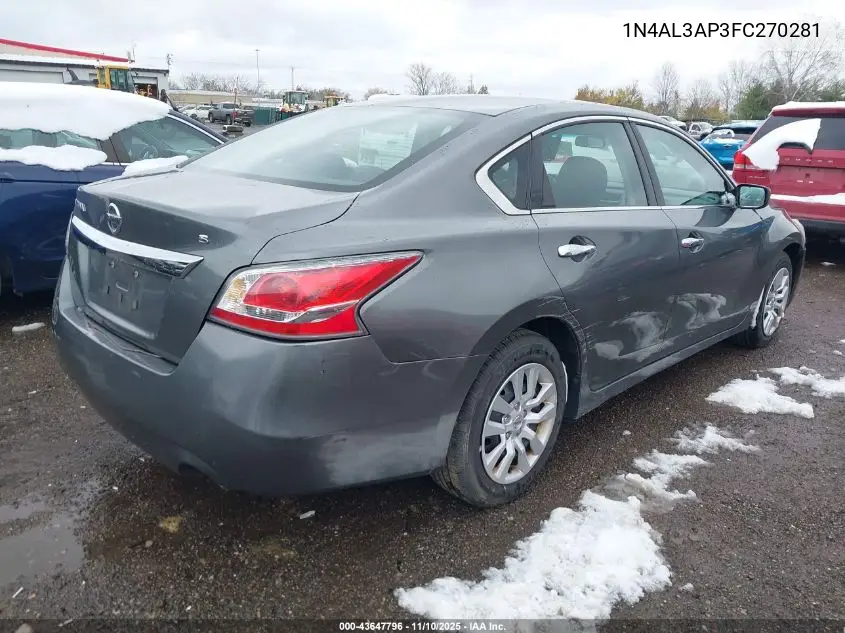 1N4AL3AP3FC270281 2015 Nissan Altima 2.5/2.5 S/2.5 Sl/2.5 Sv