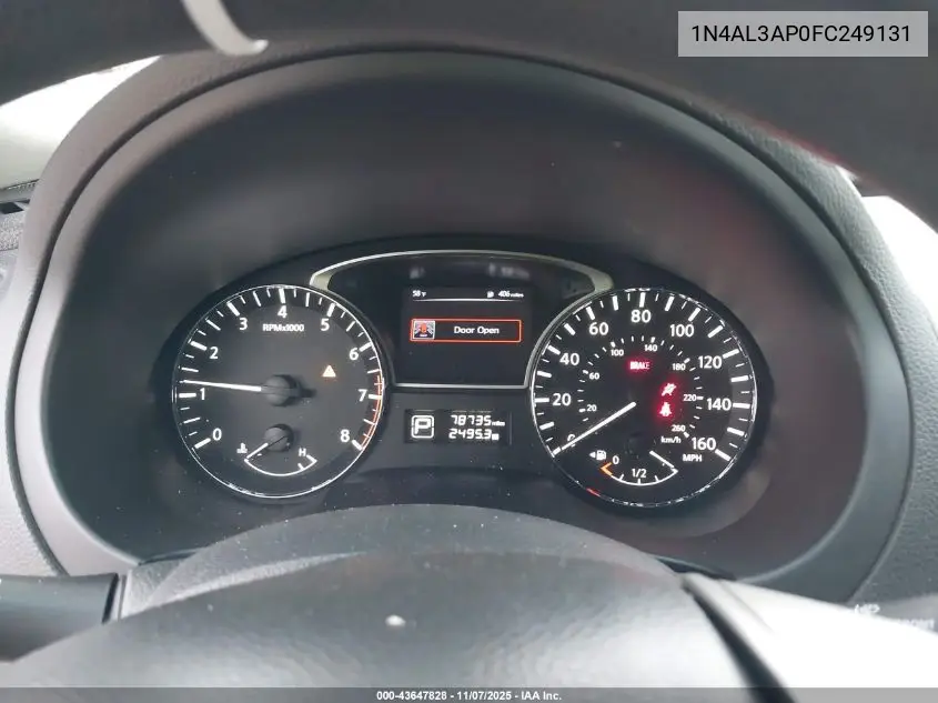1N4AL3AP0FC249131 2015 Nissan Altima 2.5 S