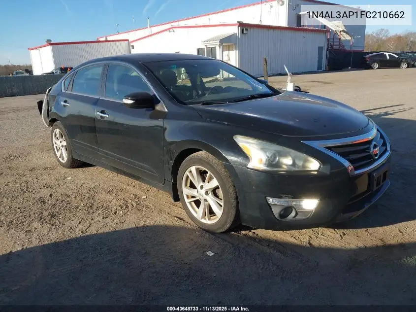 1N4AL3AP1FC210662 2015 Nissan Altima 2.5 Sv