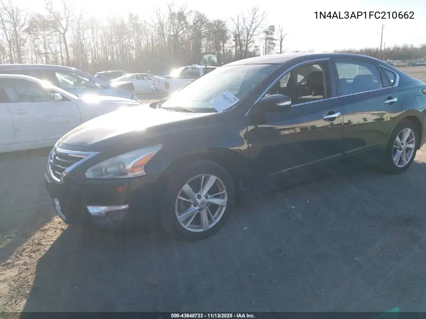 1N4AL3AP1FC210662 2015 Nissan Altima 2.5 Sv