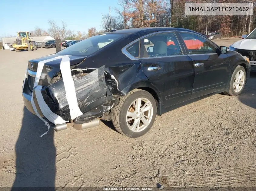 1N4AL3AP1FC210662 2015 Nissan Altima 2.5 Sv