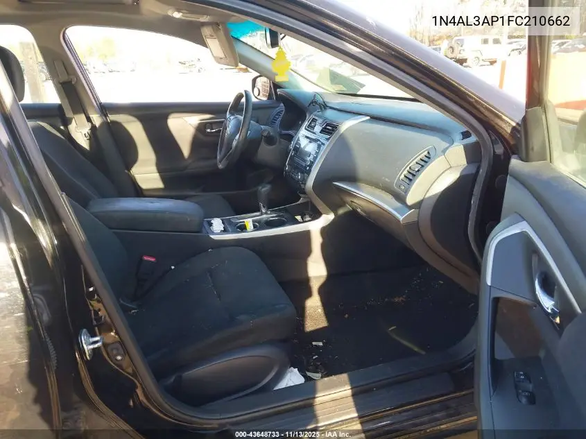 1N4AL3AP1FC210662 2015 Nissan Altima 2.5 Sv
