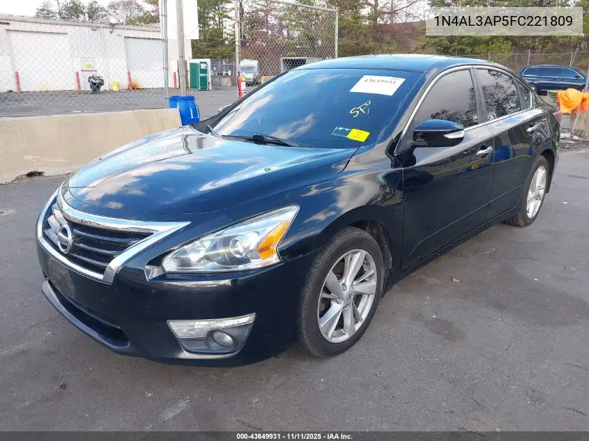 1N4AL3AP5FC221809 2015 Nissan Altima 2.5 Sv