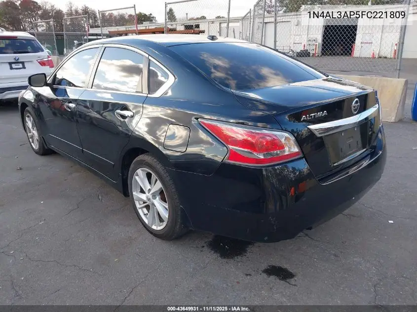 1N4AL3AP5FC221809 2015 Nissan Altima 2.5 Sv
