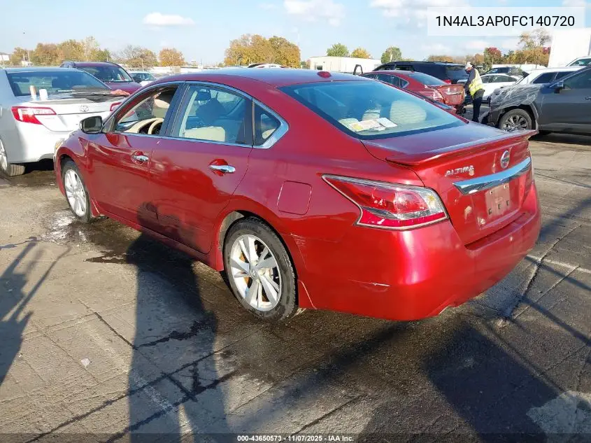 1N4AL3AP0FC140720 2015 Nissan Altima 2.5 Sv
