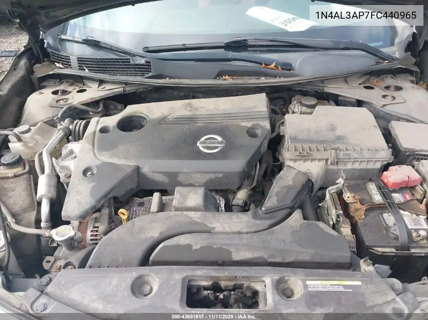 1N4AL3AP7FC440965 2015 Nissan Altima 2.5 Sv