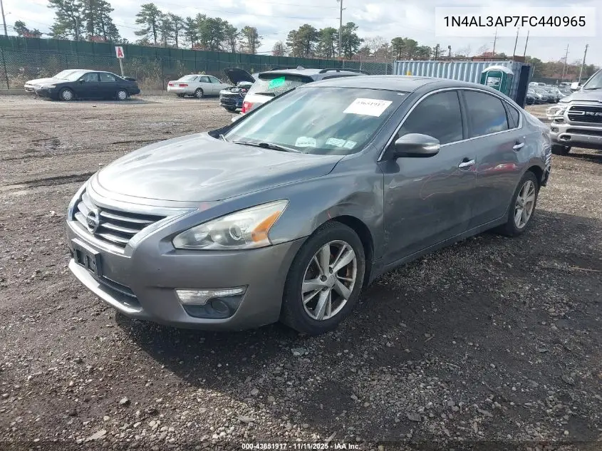 1N4AL3AP7FC440965 2015 Nissan Altima 2.5 Sv