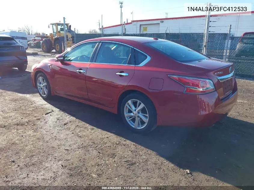 1N4AL3AP3FC412533 2015 Nissan Altima 2.5 Sv