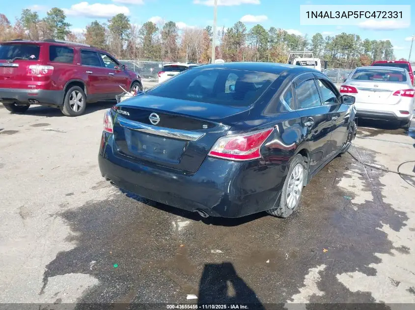 1N4AL3AP5FC472331 2015 Nissan Altima 2.5 S