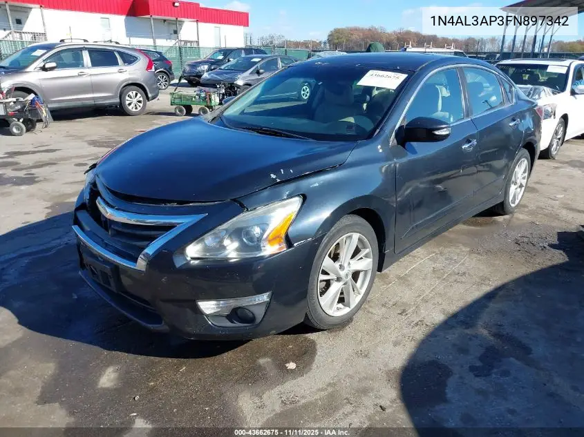 1N4AL3AP3FN897342 2015 Nissan Altima 2.5 Sl