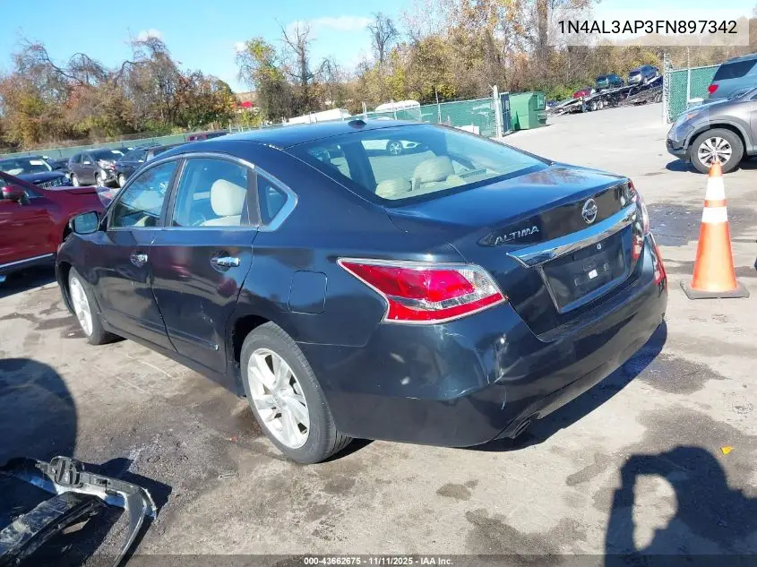 1N4AL3AP3FN897342 2015 Nissan Altima 2.5 Sl