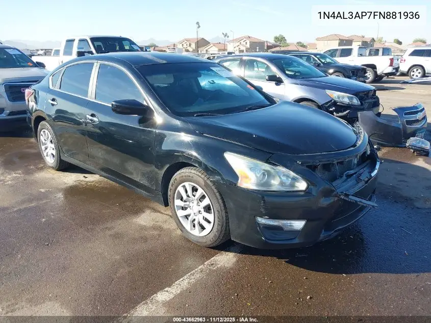 1N4AL3AP7FN881936 2015 Nissan Altima 2.5 S