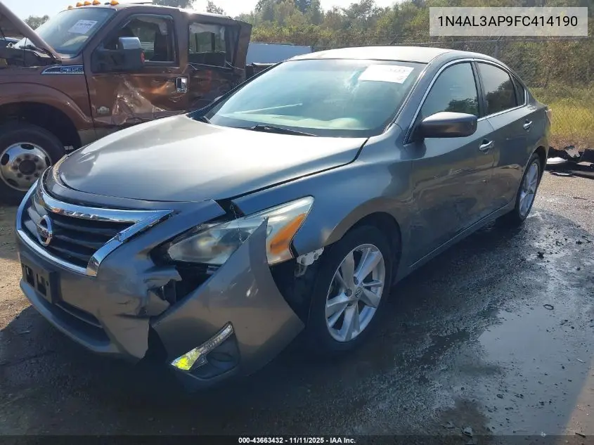 1N4AL3AP9FC414190 2015 Nissan Altima 2.5 Sv