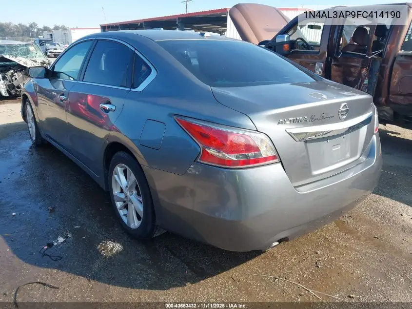 1N4AL3AP9FC414190 2015 Nissan Altima 2.5 Sv