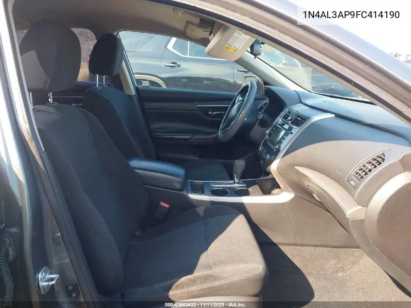 1N4AL3AP9FC414190 2015 Nissan Altima 2.5 Sv