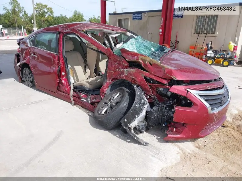 1N4AL3APXFC463432 2015 Nissan Altima 2.5 S