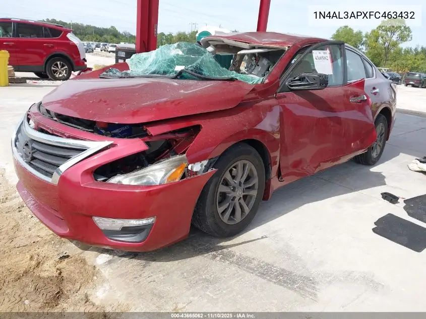 1N4AL3APXFC463432 2015 Nissan Altima 2.5 S