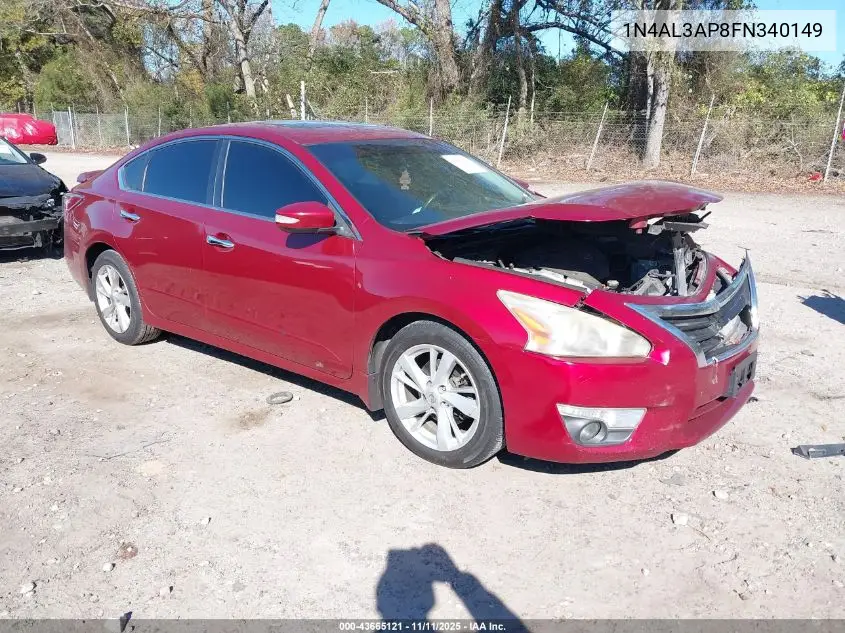 1N4AL3AP8FN340149 2015 Nissan Altima 2.5 Sl