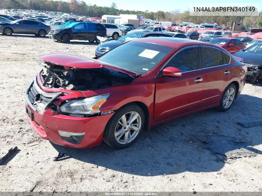 1N4AL3AP8FN340149 2015 Nissan Altima 2.5 Sl