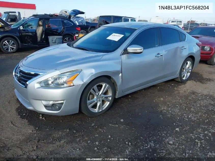 1N4BL3AP1FC568204 2015 Nissan Altima 3.5 S/3.5 Sl/3.5 Sv