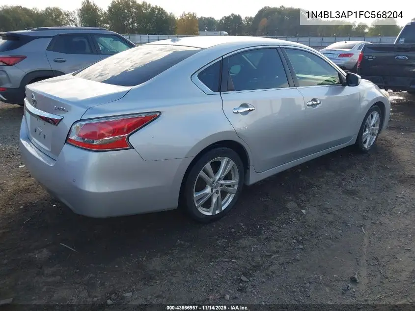 1N4BL3AP1FC568204 2015 Nissan Altima 3.5 S/3.5 Sl/3.5 Sv