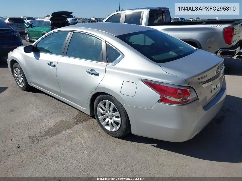 1N4AL3APXFC295310 2015 Nissan Altima 2.5/2.5 S/2.5 Sl/2.5 Sv