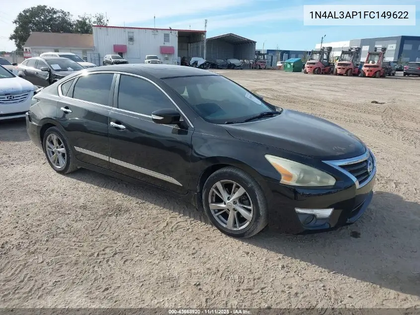 1N4AL3AP1FC149622 2015 Nissan Altima 2.5 Sl