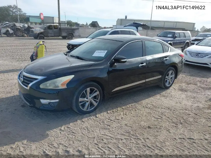 1N4AL3AP1FC149622 2015 Nissan Altima 2.5 Sl