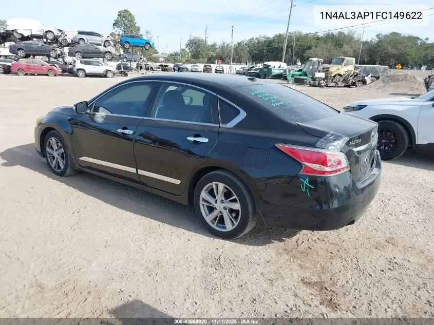 1N4AL3AP1FC149622 2015 Nissan Altima 2.5 Sl