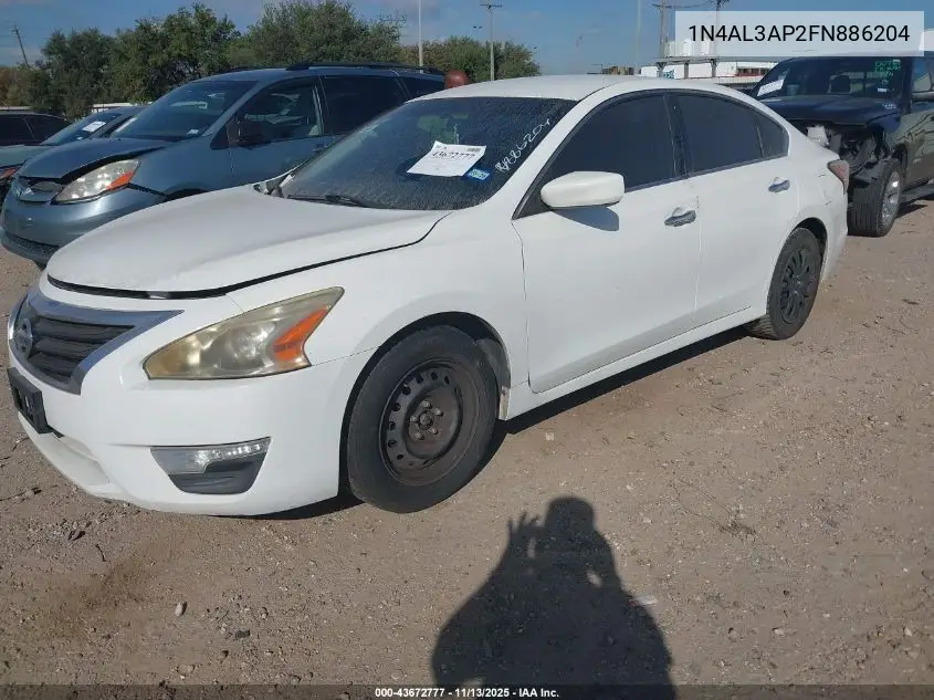 1N4AL3AP2FN886204 2015 Nissan Altima 2.5/2.5 S/2.5 Sl/2.5 Sv