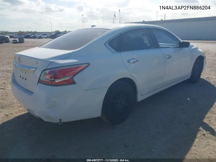 1N4AL3AP2FN886204 2015 Nissan Altima 2.5/2.5 S/2.5 Sl/2.5 Sv