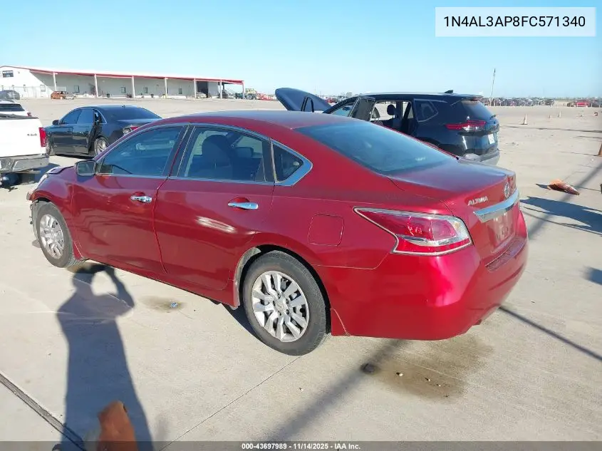 1N4AL3AP8FC571340 2015 Nissan Altima 2.5 S