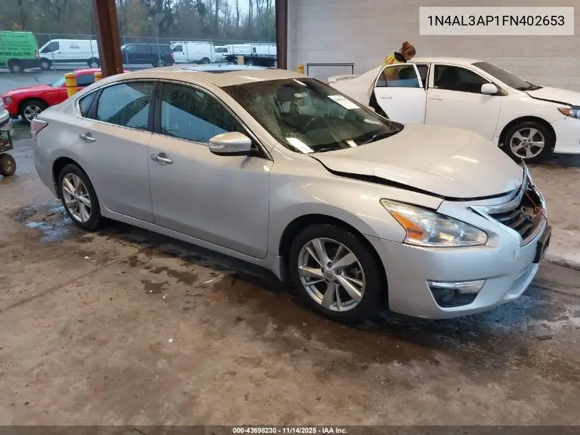 1N4AL3AP1FN402653 2015 Nissan Altima 2.5 Sl