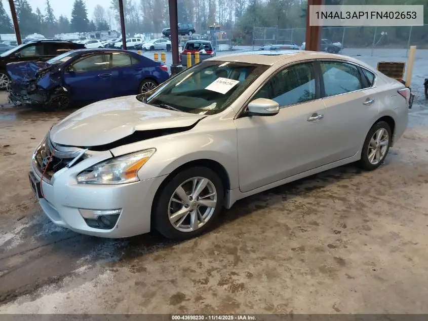 1N4AL3AP1FN402653 2015 Nissan Altima 2.5 Sl