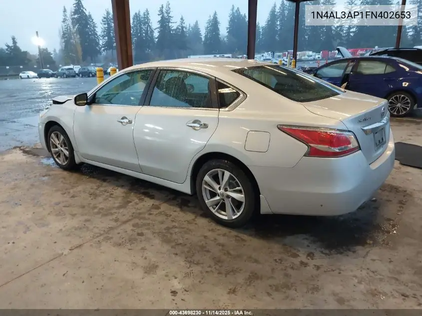 1N4AL3AP1FN402653 2015 Nissan Altima 2.5 Sl