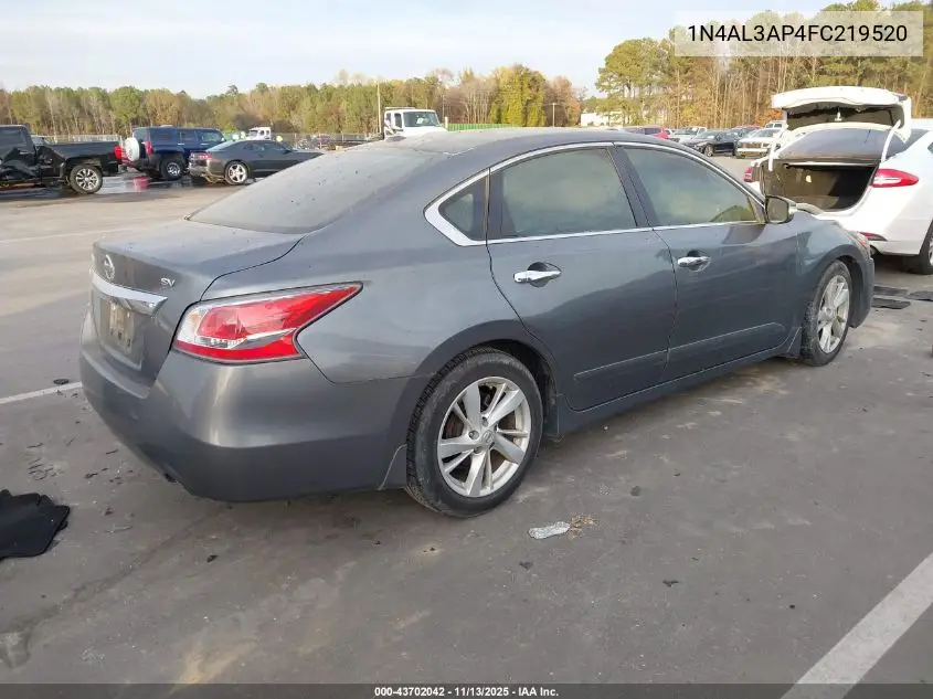 1N4AL3AP4FC219520 2015 Nissan Altima 2.5 Sv