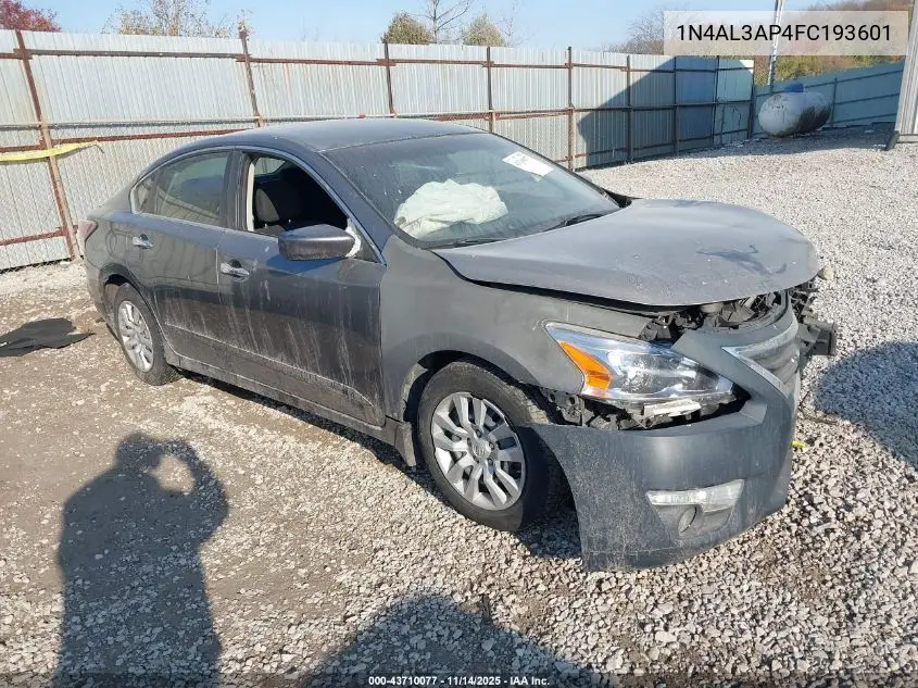 1N4AL3AP4FC193601 2015 Nissan Altima 2.5 S