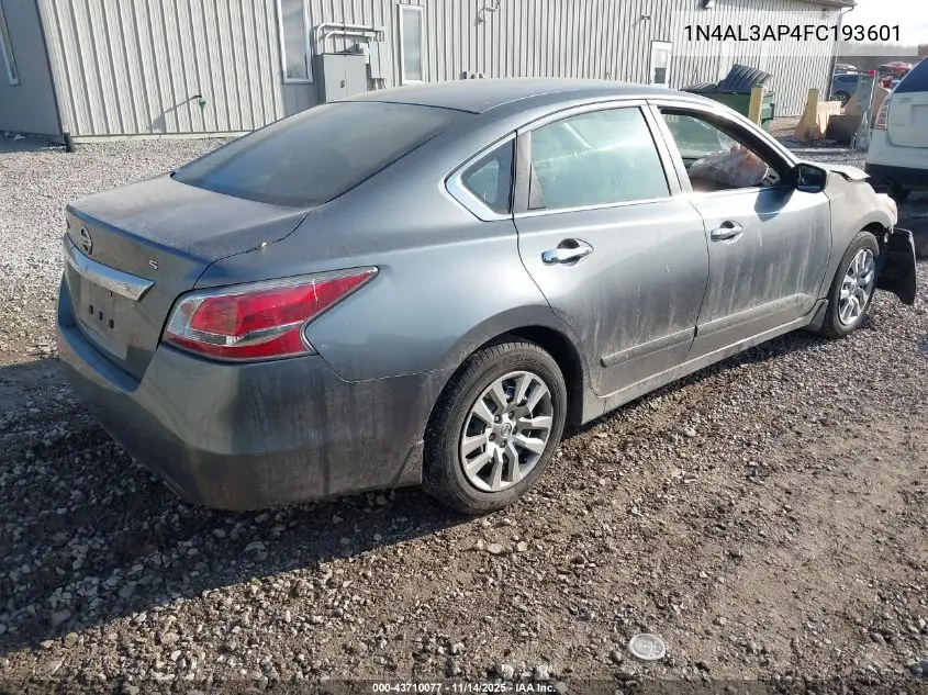 1N4AL3AP4FC193601 2015 Nissan Altima 2.5 S