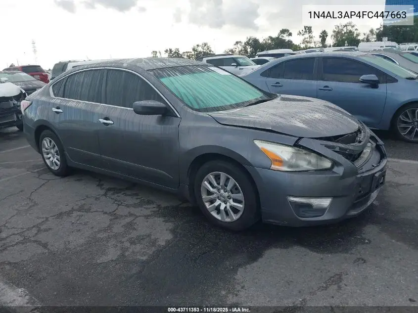 1N4AL3AP4FC447663 2015 Nissan Altima 2.5 S