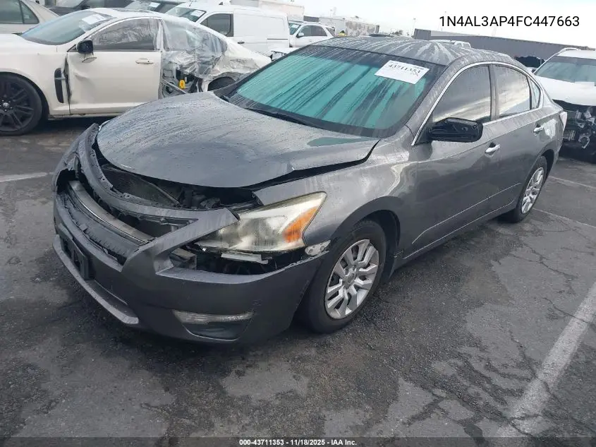 1N4AL3AP4FC447663 2015 Nissan Altima 2.5 S