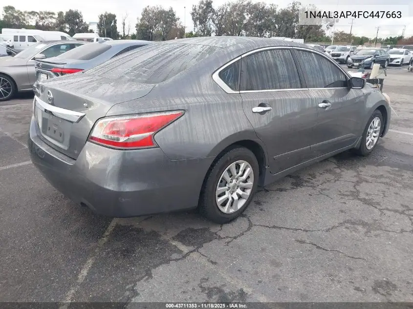1N4AL3AP4FC447663 2015 Nissan Altima 2.5 S